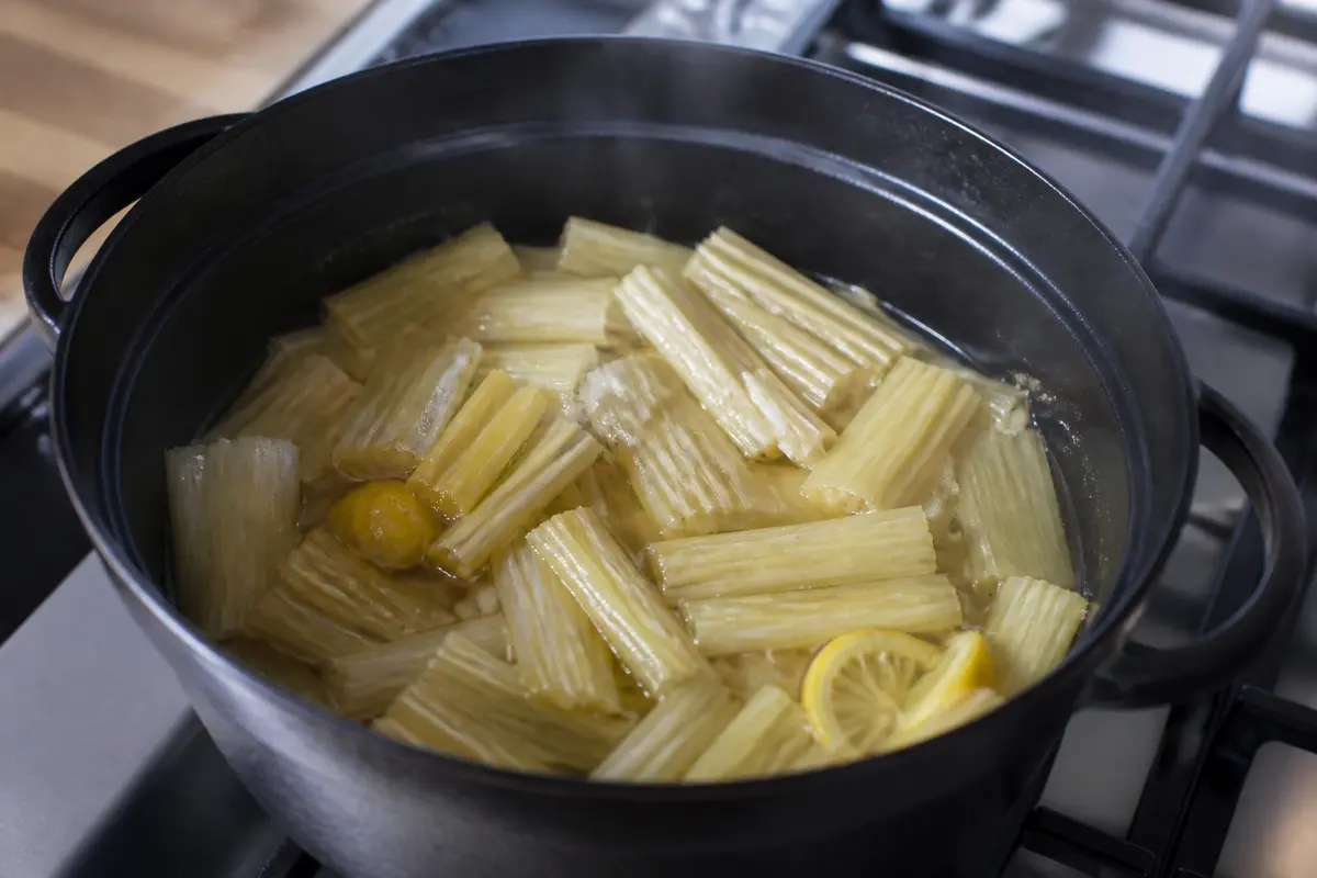 Recette italienne de cardon : gratin, frits et parmesan