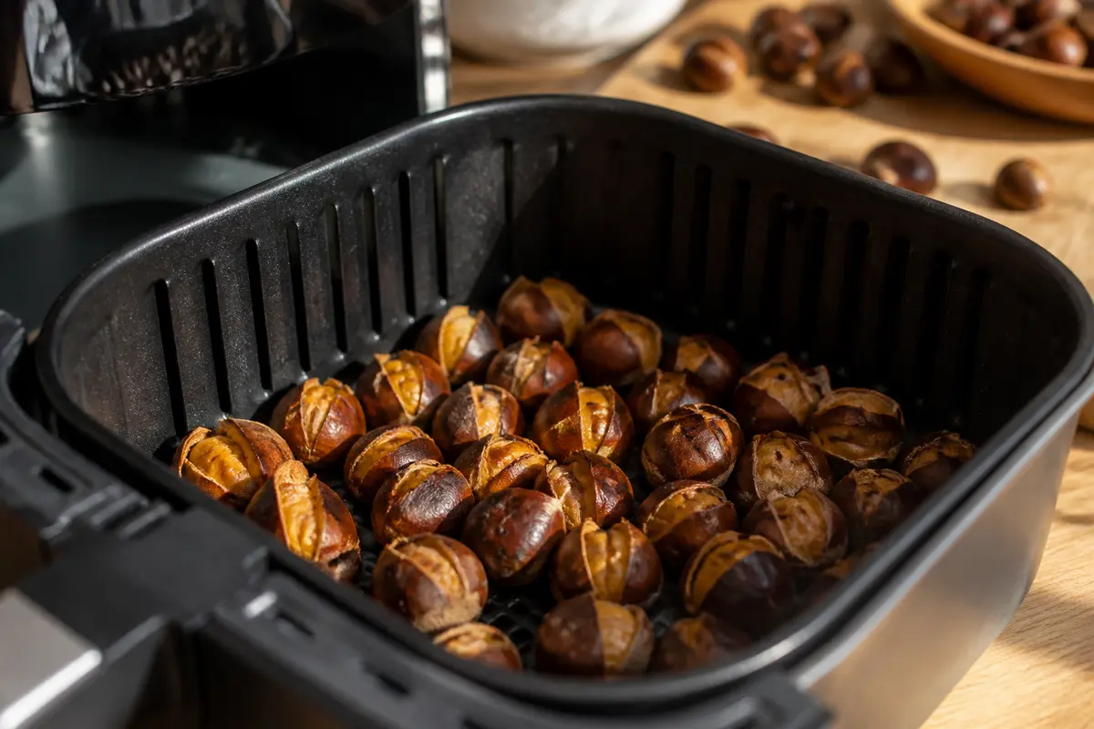Châtaignes au air fryer : La recette facile et ultra fondante !