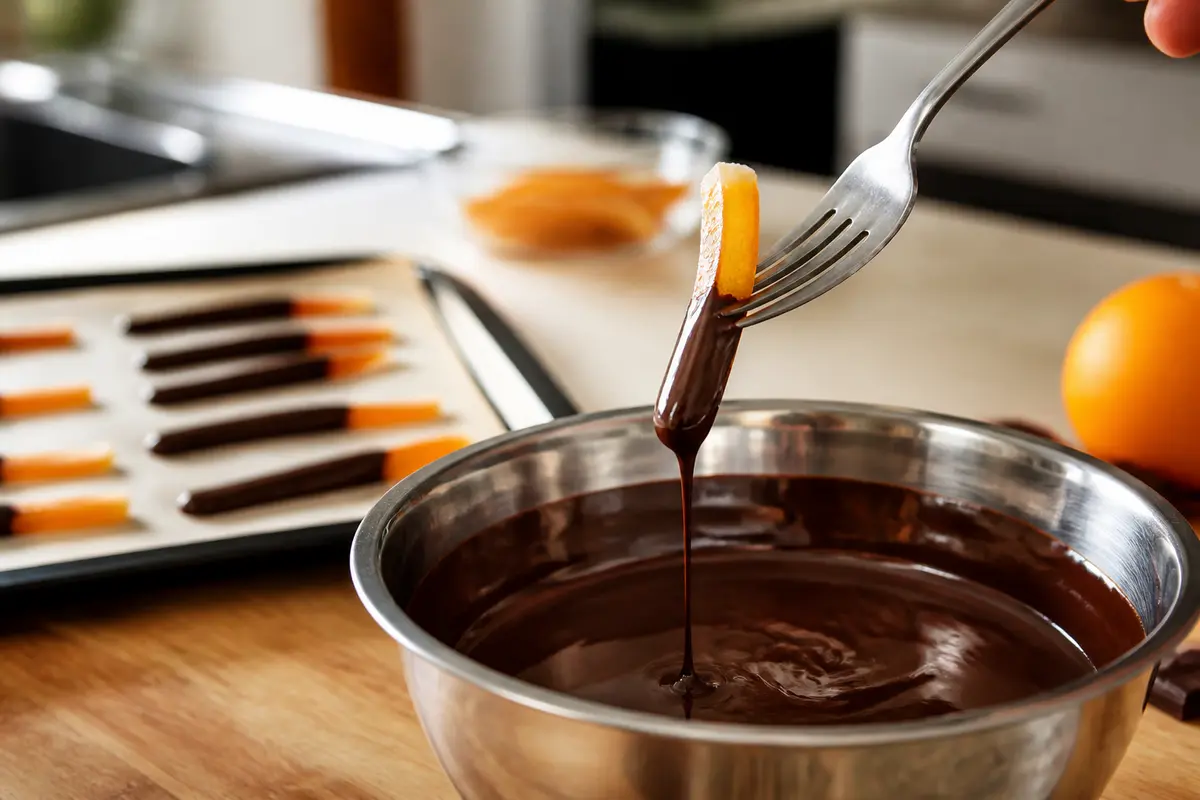 Comment tremper les orangettes dans le chocolat : astuces faciles