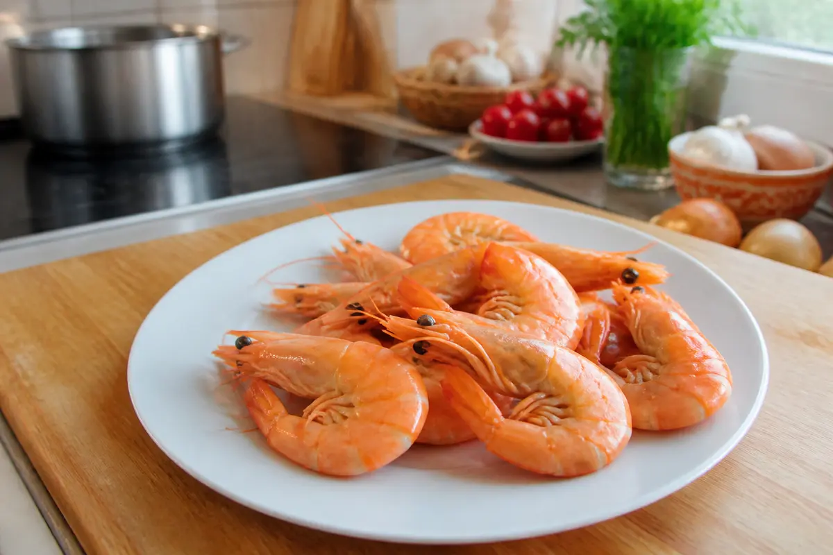 Pourquoi les crevettes sont roses à la cuisson ?