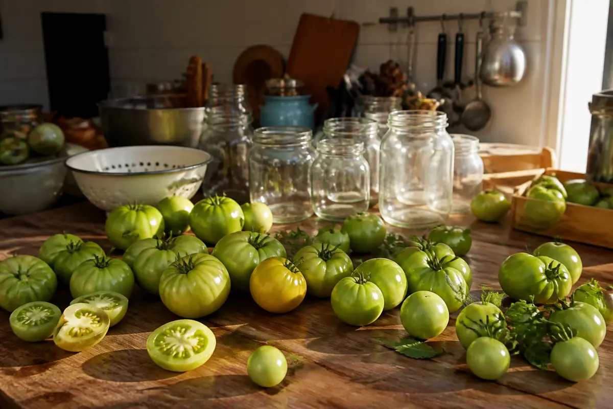 Que faire des tomates vertes en fin de saison ? Recettes &amp; astuces