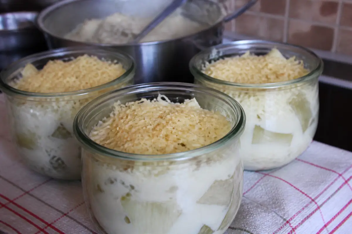 Recette gratin de cardons en bocaux : Facile et savoureuse !